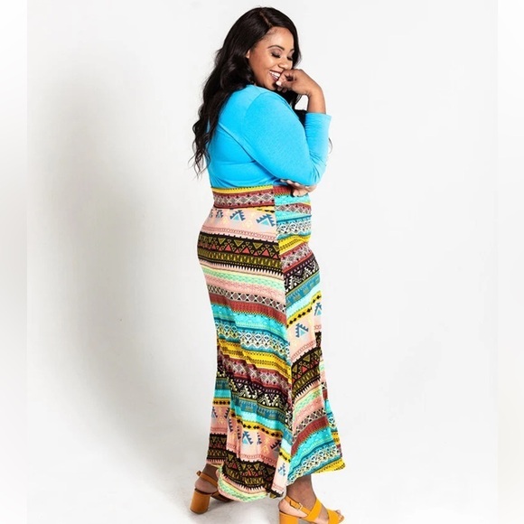 LulaRoe Maxi Long Skirt / Strapless Dress Extra Fancy w Added Glow/Texture 6-8 - Picture 13 of 16